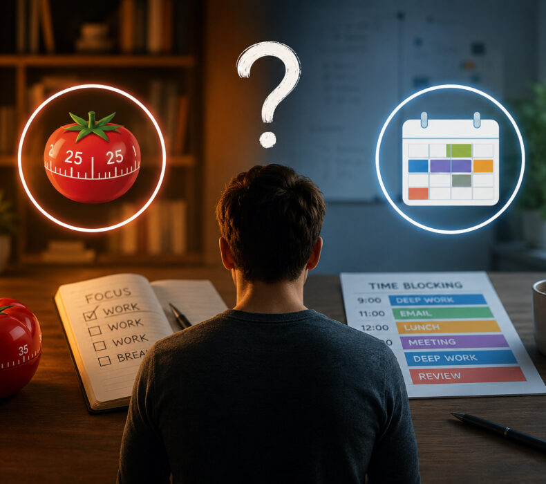 Pomodoro vs Time Blocking: Fix the Problem Before You Pick the Method