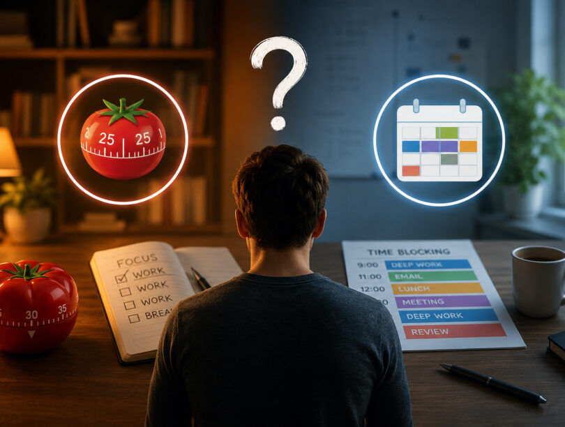 Pomodoro vs Time Blocking: Fix the Problem Before You Pick the Method