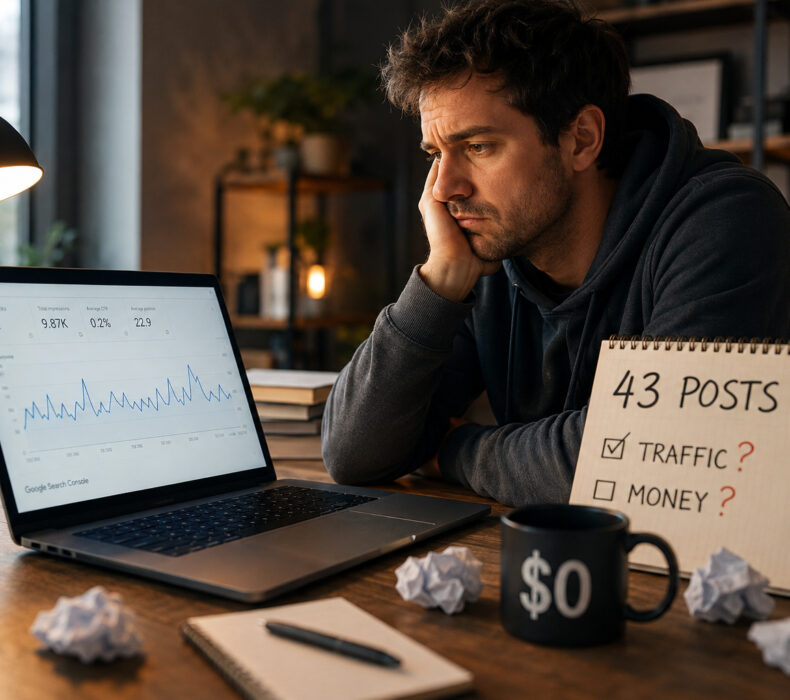 How Many Posts Does a Blog Need Before It Starts Getting Traffic or Making Money? (Here’s What Happened After My First 43)