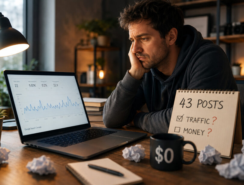 How Many Posts Does a Blog Need Before It Starts Getting Traffic or Making Money? (Here’s What Happened After My First 43)